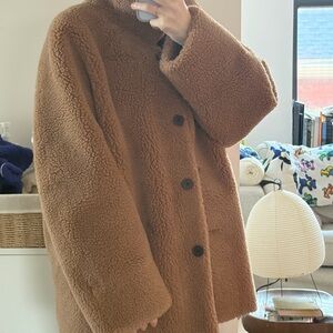 Women's Brown Teddy Coat